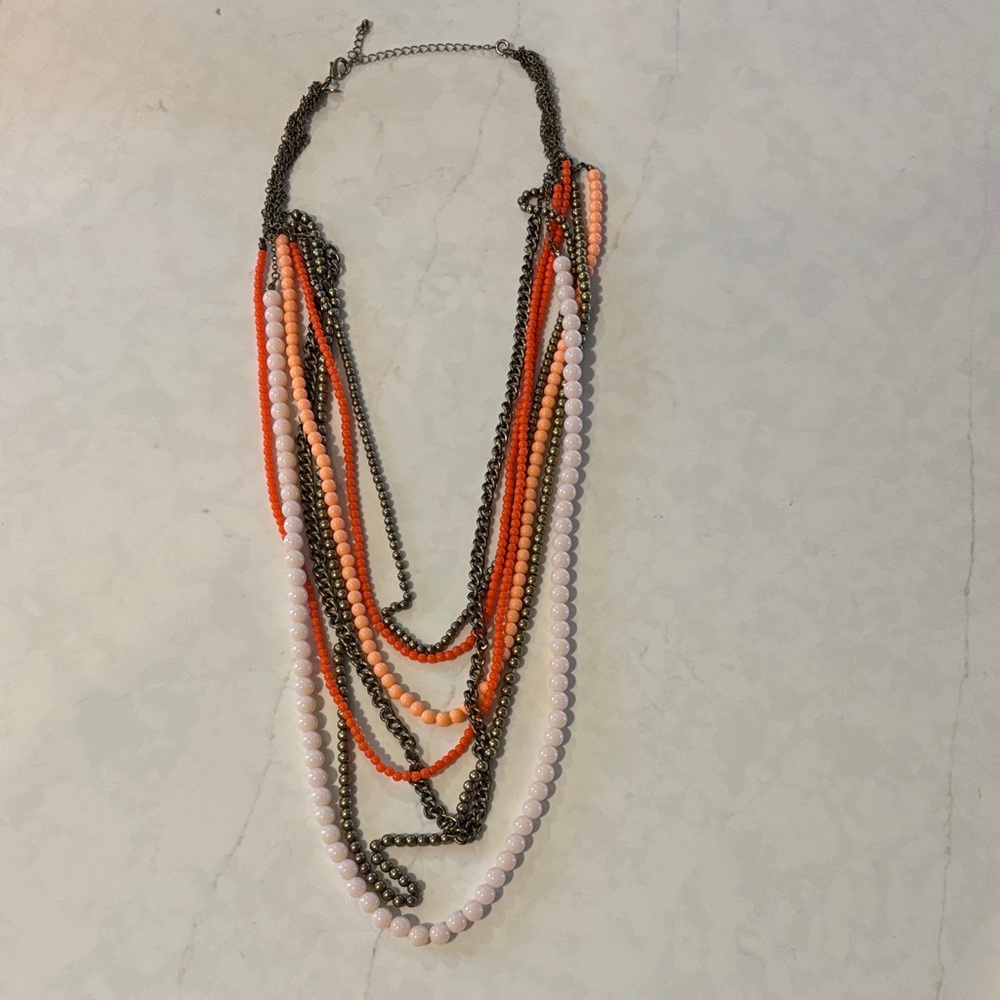 Premier designs Multicolor Layered Beaded Necklace